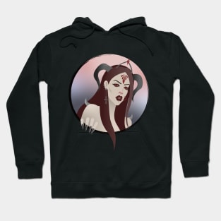 A Demon Lady Hoodie